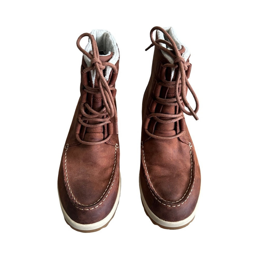 Women's Sperry Brown Waterproof Winter Boots with Thinsulate Size 8